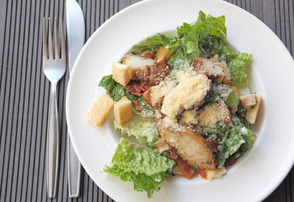 Healthy Chicken Caesar Salad