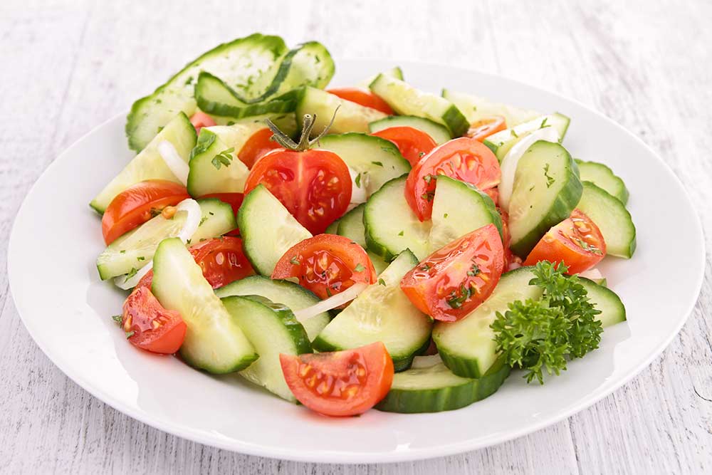 5 Minute Cold Cucumber Salad