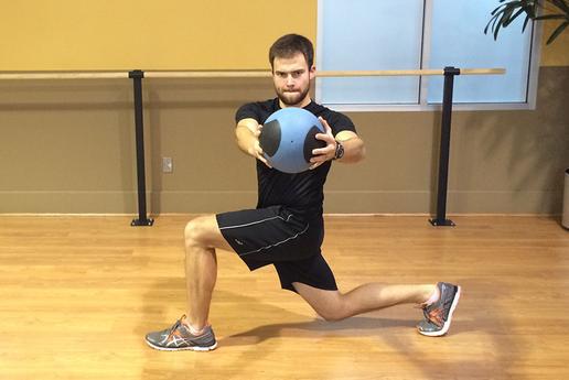 Rotate with a Medicine Ball
