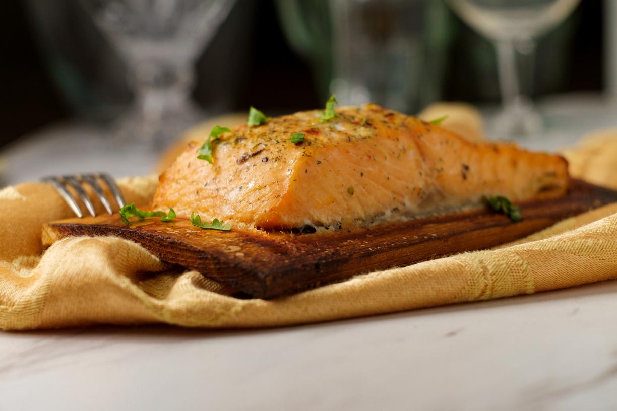 Broiled salmon. A healthy recipe from family doctor, Reed Ward, DO in Idaho Falls